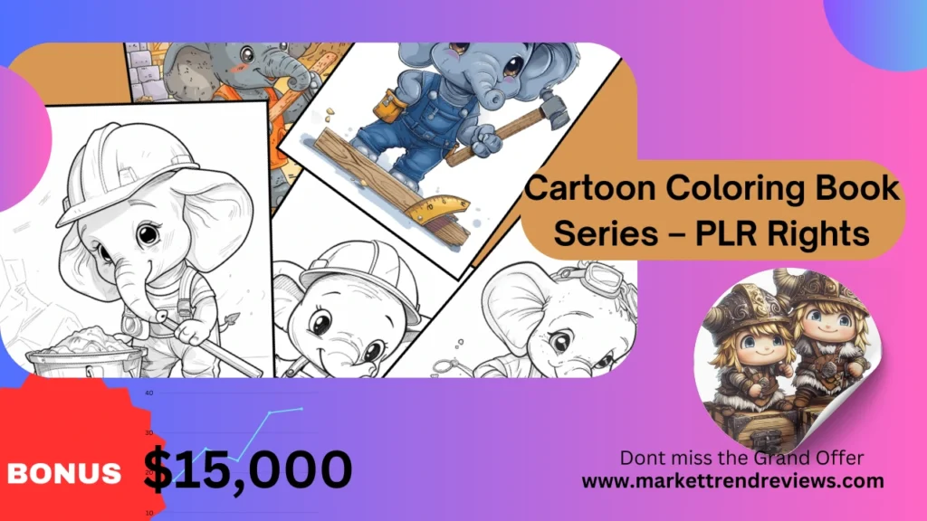 Cartoon Coloring Book Series – PLR Rights Reviews 2025