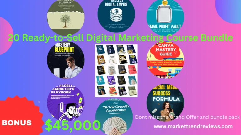 20 Ready-to-Sell Digital Marketing Course Bundle Review 2025